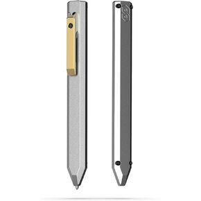 PROOF | Vanguard Pen Pen | Machined Aircraft Grade Aluminum Bolt-Action Pen with Pressurized Ink Cartridge | Satin Gunmetal
