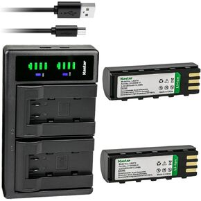 Kastar 2-Pack Battery and LTD2 USB Charger Compatible with Symbol LS3578 Symbol XS3478 Symbol NGIS Zebra MT2000 Zebra MT2070 Zebra MT2090 8800 21-62606-01 216260601