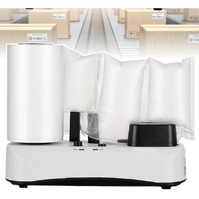 Air Bag Filling Machine, Bubble Cushion Film Inflator, Small Cushion Air Cushion Machine, Adjustable Inflation Density, Inflation Speed 2.2-2.4m/min, for Logistics, Express