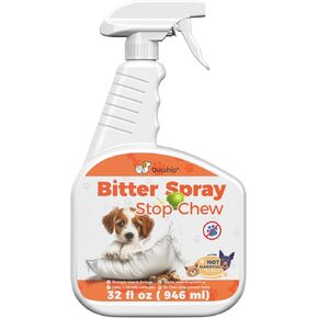 Qucship 8oz Effective Dog Pee Stop – Prevent Peeing Indoors with This Spray
