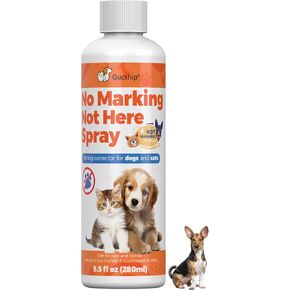 Qucship Effective Dog Training Aid to Stop Inappropriate Peeing | 8oz Safe Pet Spray for Training | Not Here Dog Spray | Dog Stay Away Spray