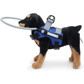 Pet Harness Guiding Device for Blind Dogs, Adjustable Head Collar with Collision Avoidance