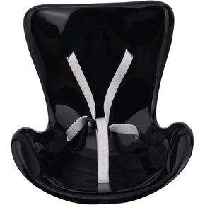 Black Car Seat for Dolls, Plastic Safety Chair Cute Air Vent Clip Ornaments Desktop Decor Cute Car Interior Decorative Sofa Accessory for Displaying Dolls & Stuffed Toys