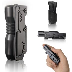 Machine Soul Fidget Slider - Toys Metal Fidget Toys EDC Toy Toy Toy Toy Toy للبالغين ، واضطراب فرط الحركة ونقص الانتباه وإغاثة القلق ، وأدوات الرجال للمكتب ، والمنزل ، والسفر (الأسود)