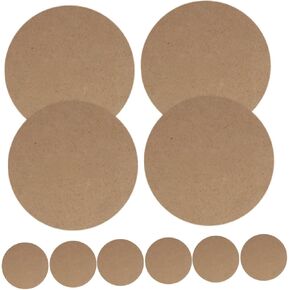 ARTIBETTER 10Pcs Clay Board Blank Crafting Plates for Pottery DIY Projects Material for Air Dry Clay Crafts for Creative Handcrafts Artistic Projects