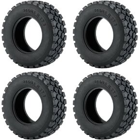 4Pcs Rubber Tires Tyres Cover Replacement for Tamiya 1/14 Tractor RC Truck Parts