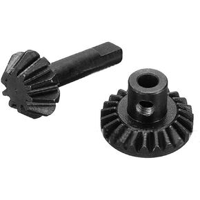 ZEZEFUFU 2PCS RC Car Steel Front Rear Axle Gear Shaft Driving Gear Set for WPL B14 B24 C14 C24 for MN D90 Accessory