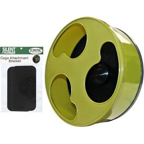 Silent Runner 12" Wide + Cage Attachment (NO Stand) - Silent, Fast, Durable Exercise Wheel - Sugar Gliders, Degus, Rats, Hedgehogs, Prairie Dogs & Small Pets
