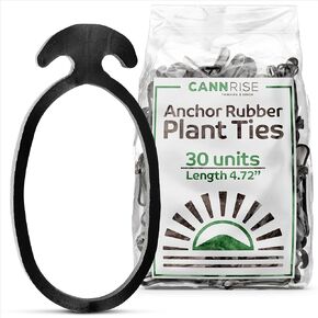 Anchor Rubber Bands for Trellising – 30 Pack of 12 cm/4.72 inches Rubber Bands for Outdoor Plant Support, Climbing Plants, Grape Vines, Trees – UV-Protected, Elastic, Multi-Purpose Use