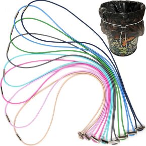 Garbage Can Bands 8Pcs Trash Can Bands Adjustable Large Rubber Bands Fits 8-33 Gallon Trash Cans for Kitchen Home Office School Garbage
