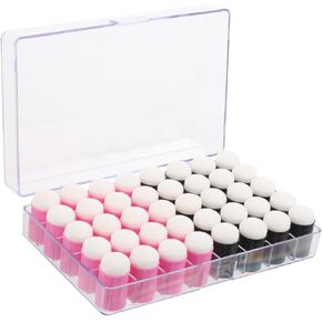 40pcs إصبع الإسفنج Daubers خفيفة الوزن ومحمولة الطلاء أصابع الطلاء للمشاريع الفنية الرسم والحرف للإبداع في الهواء الطلق وسهولة التعامل معها