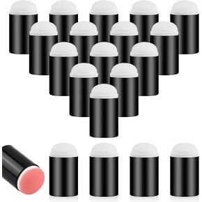 20PCS Finger Sponges Daubers with Soft Sponge Head, Sponge Daubers Finger Painting Craft for Painting Art Ink Crafts Chalk Card Making, Black Finger Face Paint Sponges