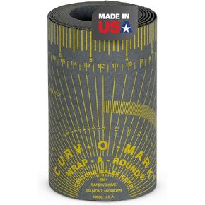 Jackson Safety Flexible Wrap-A-Round Pipe Marking Tool, 6" to 16" Pipe Diameter, Gray, XXL, 14767 in Kuwait