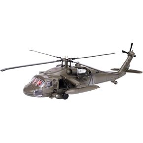 Funxylophy 1/64 Scale Alloy Black Hawk Helicopter Model ، Diecast Static Shower مع مؤثرات ضوئية وصوتية ، هدية لعشاق العسكريين