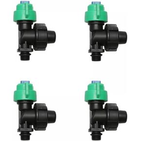 4 Pack Compatible Thread Connection Fluid Dispensing Nozzles Compatible with RC Farming-Related Greenery Care UAV Drone Anti-drip Liquid Application Parts