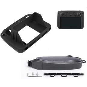 D RC Pro Controller Bright Display Accessories Set with Lanyard Neck Strap and Glass Film Controller Case Compatible with Similar Models(Sunshade RC PRO)