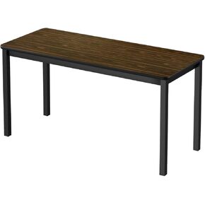 Rectangular Thermal Fused Laminate Lab Table with Walnut LT3060TF-01