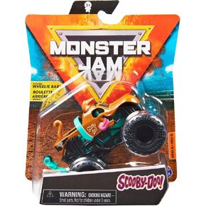 Monster Jam, Official Scooby-Doo Monster Truck, Die-Cast Vehicle, Ruff Crowd Series, 1:64 Scale