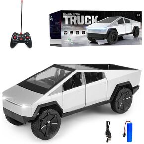 RC Toys Car, Sliver Metal with LED Light and Reality Sound, Model for Lovers Collection (Black)