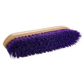 TUFFRIDER DANDY BRUSH WITH WOOD HANDLE - PURPLE