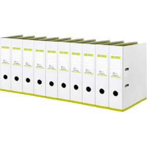 Elba A4+ MyColour Lever Arch File, 80mm Spine, Black/White (1 Folder)
