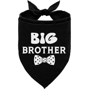 Big Brother Dog Bandana, Dog Pregnancy Announcement, Gift for Dog Lover, Dog Bandana for Small Medium Large Dogs, Light Blue Dog Bandana, Big Brother Dog Shirt, Dog Scarf (A8) in Kuwait