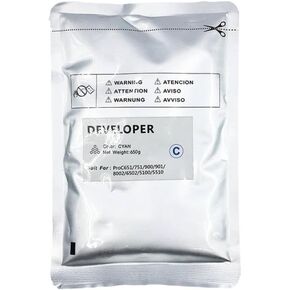 1PCS 650g Color Developer Powder Compatible with Pro C651 C751 900 MPC6502 8002 5100 5110 CMYK Toner(Yellow)