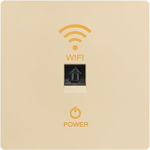 110V 220V WALL - جهاز توجيه WIFI ذكي مثبت - 1000 ميغابت في الثانية - سرعة AP مع وظيفة الترحيل (أسود) in Kuwait