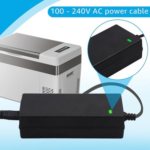 12V/24V Car Refrigerator Power Cord is Compatible with Alpicool, ARB, ICECO, Setpower, COSTWAY, and JoyTatus 12V/24V Portable Car Refrigerators. (Black Red 10FT) in Saudi Arabia