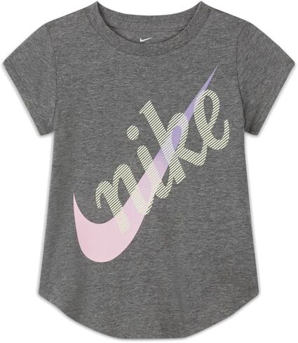 تي شيرت Nike Kids Girl's Script Americana العصري بأكمام قصيرة in Saudi Arabia