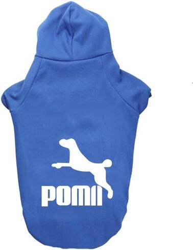 Dog Hoodie, Fashion Dog Sweatshirt, Lightweight, Breathable and Warm Pet Clothes, for Small, Medium and Large Dogs (Blue, 5XL) in Saudi Arabia