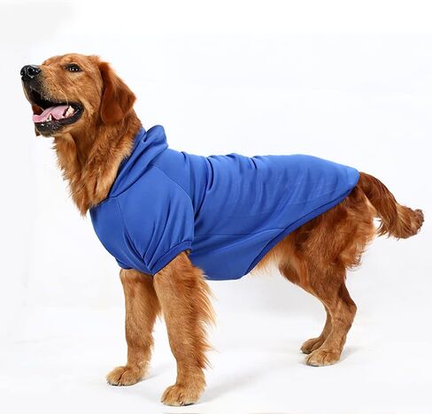 Dog Hoodie, Fashion Dog Sweatshirt, Lightweight, Breathable and Warm Pet Clothes, for Small, Medium and Large Dogs (Blue, 5XL) in Saudi Arabia