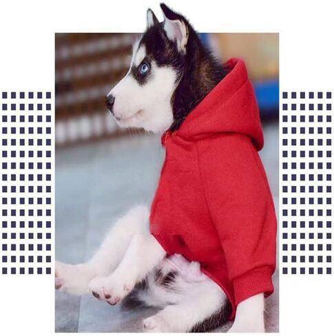 Dog Hoodie, Fashion Dog Sweatshirt, Lightweight, Breathable and Warm Pet Clothes, for Small, Medium and Large Dogs (Blue, 5XL) in Saudi Arabia