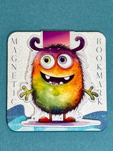 يخلق إشارة مرجعية مغناطيسية لقراءة مخططات المجلات Scrapbooking Office لوازم مكتب لطيف ومضحك للديدان الكتب غير اللامعة المصنوعة يدويًا مزدوج الوجهين (رفيق القراءة) in Kuwait