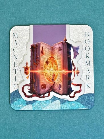 يخلق إشارة مرجعية مغناطيسية لقراءة مخططات المجلات Scrapbooking Office لوازم مكتب لطيف ومضحك للديدان الكتب غير اللامعة المصنوعة يدويًا مزدوج الوجهين (رفيق القراءة) in Kuwait