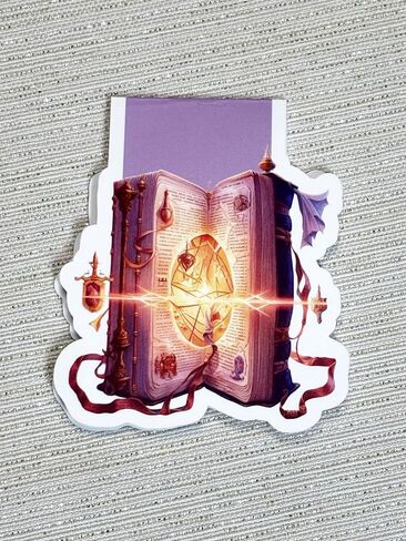 يخلق إشارة مرجعية مغناطيسية لقراءة مخططات المجلات Scrapbooking Office لوازم مكتب لطيف ومضحك للديدان الكتب غير اللامعة المصنوعة يدويًا مزدوج الوجهين (رفيق القراءة) in Kuwait