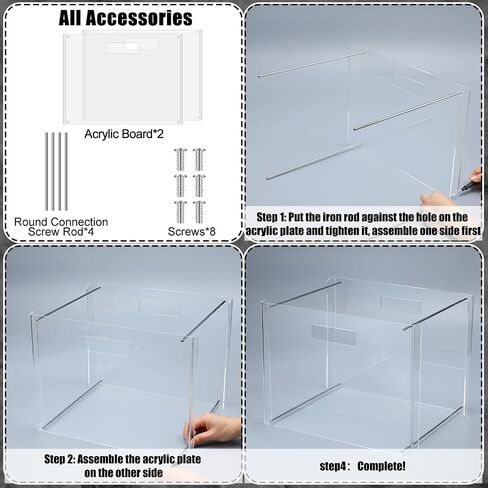 24 Hanging File Folder with Acrylic Organizer for Letter/a4 Size Desktop Clear File Storage Box with Handles for Home Work Office Use(Macaroon,Classic) in Saudi Arabia
