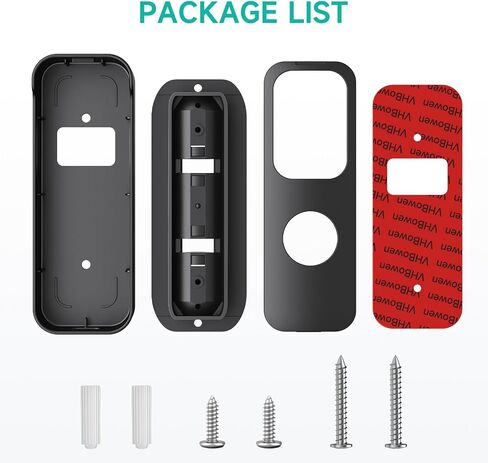 OLAIKE Adjustable Angle Mount for Blink Video Doorbell & Google Nest Doorbell (Wired/Battery), Door Mounting Bracket (45° to 135°) Adjustment, Wide Viewing Range, Doorbell Corner Mount Kit in Saudi Arabia