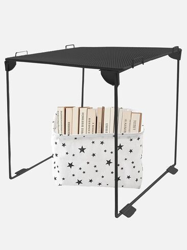 رف منظم الخزانة مع سلة تخزين ، رف الخزانة الشبكية لديكور الخزانة ، والعودة إلى School Essentials Locksistories Kit ، خزانة مثالية للمدرسة ، صالة الألعاب الرياضية ، العمل ، المنزل (الوردي) in Kuwait