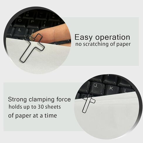 Christian Bible Study Supplies - 50 Cross Paper Clips, 2 Pen Holders, Rust-Resistant Metal, Gift for Church, Sunday School in Kuwait