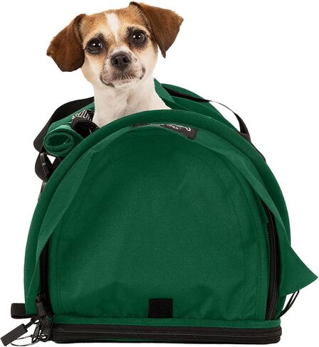 Sturdibag Pro 3.0 Pet Travel Carrier للقطط والكلاب-على الوجهين مع مقاطع السلامة وأشرطة حزام الأمان للسفر للطائرات أو السيارات | كبير ، أسود in Kuwait