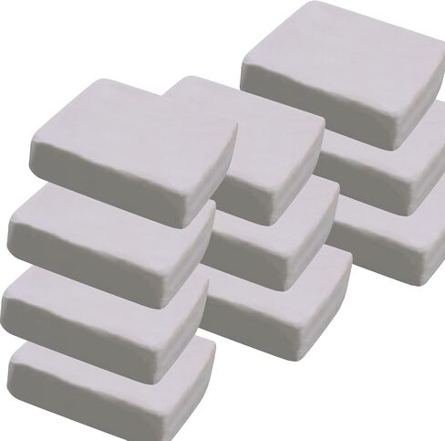 6 LB White Stoneware Clay for Pottery;Ideal for Wheel Throwing,Hand Building,Sculpting;Great for All Skill Levels (White 6 LB) in Saudi Arabia