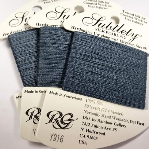 Rainbow Gallery-Subtlety-100 ٪ Silk-Color-Y916-Dark Blue-هذه القائمة مخصصة لبطاقة واحدة in Saudi Arabia