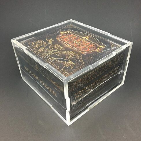 CCG TCG Flesh and Blood - Booster Box Display Case - Fits WTR, Tales of Aria, Arcane Rising, Monarch- Acrylic 3/16 inch Thick in Saudi Arabia