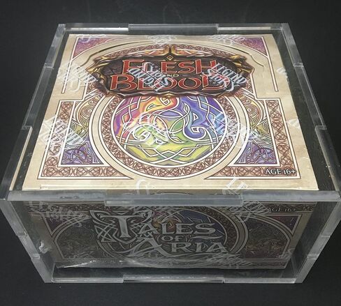 CCG TCG Flesh and Blood - Booster Box Display Case - Fits WTR, Tales of Aria, Arcane Rising, Monarch- Acrylic 3/16 inch Thick in Saudi Arabia