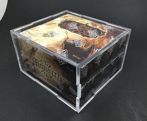 CCG TCG Flesh and Blood - Booster Box Display Case - Fits WTR, Tales of Aria, Arcane Rising, Monarch- Acrylic 3/16 inch Thick in Saudi Arabia