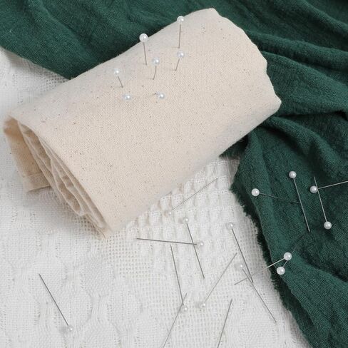 100PCS Corsage Pins Faux Pearl Pins Map Pin Fixed Sewing Pin Sewing Marker Needle for Crafting Maker Jewelry DIY Craft Wedding Flower Decorations (1.4× 0.15 Inches)(White) in Saudi Arabia