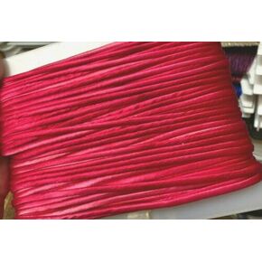 China Doll Piping 1/4" Hand Dyed Silk Satin tubing on The bias China Doll 1yd Made in USA Fabric