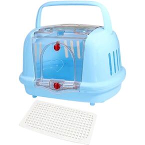 Dog Crate Pet Carrier Sturdy Lightweight Ventilation Portable Travel Kennel Dog Carrier for Dog Cat Walking Indoor Outdoor, Pink
