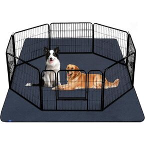 Washable Pee Pads for Dogs 72"x72" Extra Large Super Absorbent Non-Slip Reusable Puppy Pads for Playpen, Crate, Floor, Waterproof Pet Training Mats for Quick-Dry Whelping Pads & Incontinence